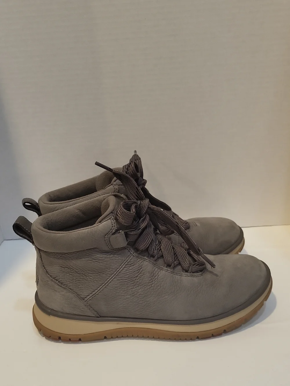 UGG Women's Lakesider Ankle Sneaker Boots Thunder Cloud Gray Size 8